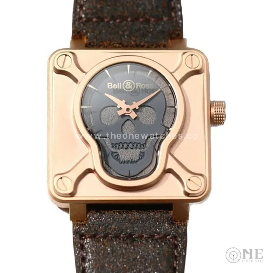 BR 01 Skull Bronze Black