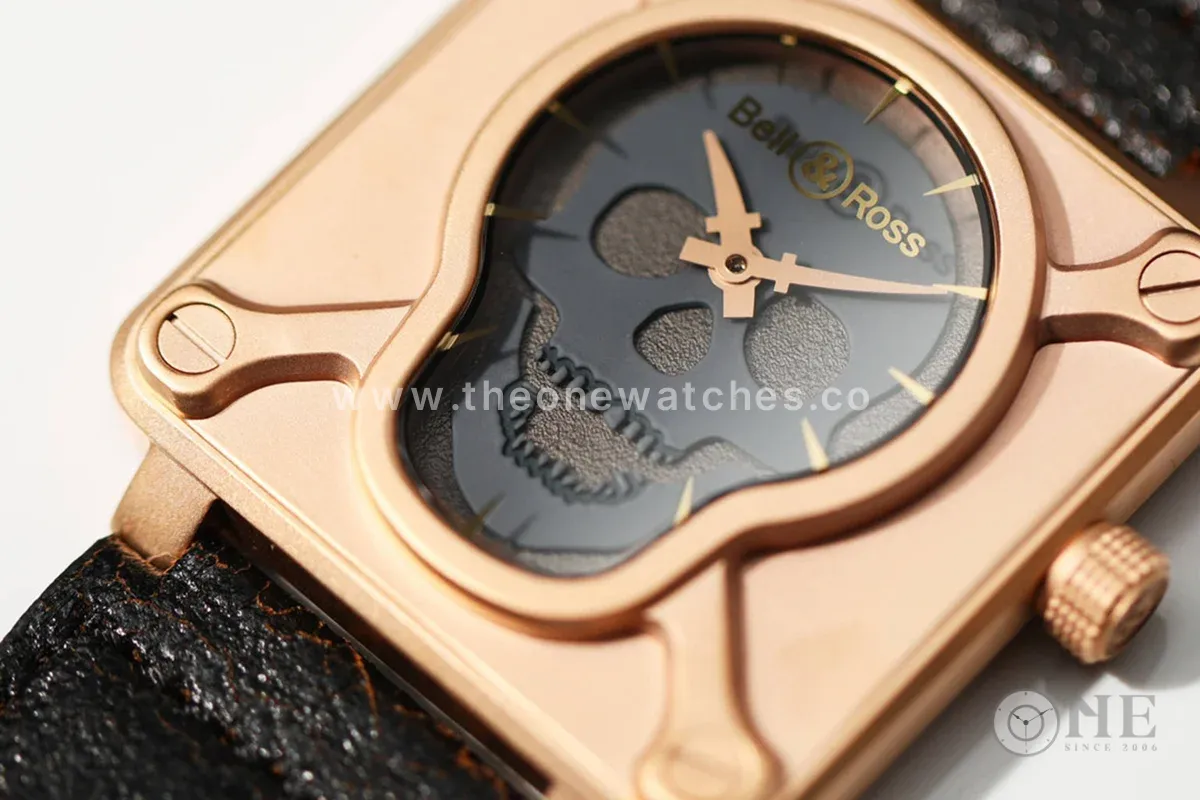 BR 01 Skull Bronze Black
