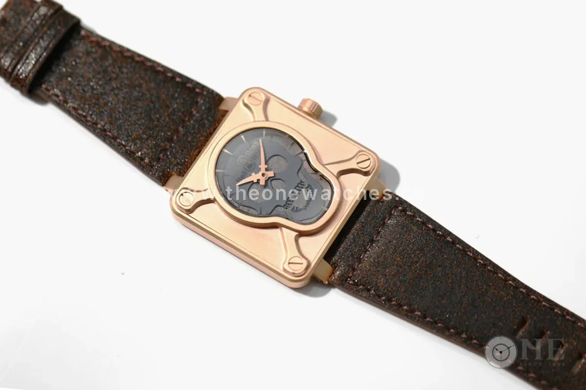 BR 01 Skull Bronze Black