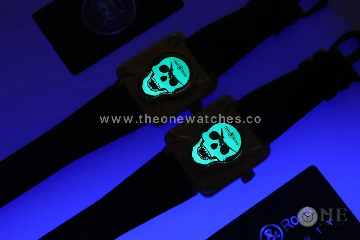 BR 01 Skull Bronze Black
