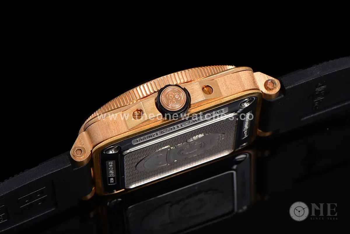 BR 03-92 Diver Black & Green Bronze