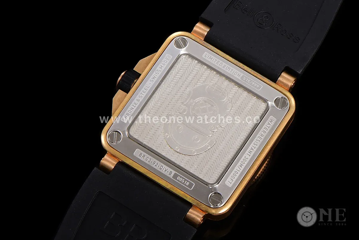 BR 03-92 Diver Black & Green Bronze