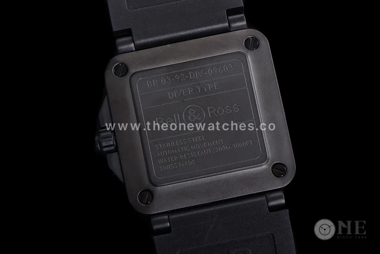 BR 03-92 Orange Dial in PVD