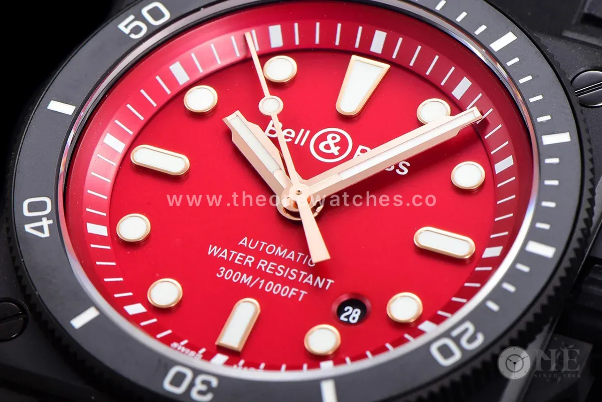 BR 03-92 Red Dial in PVD