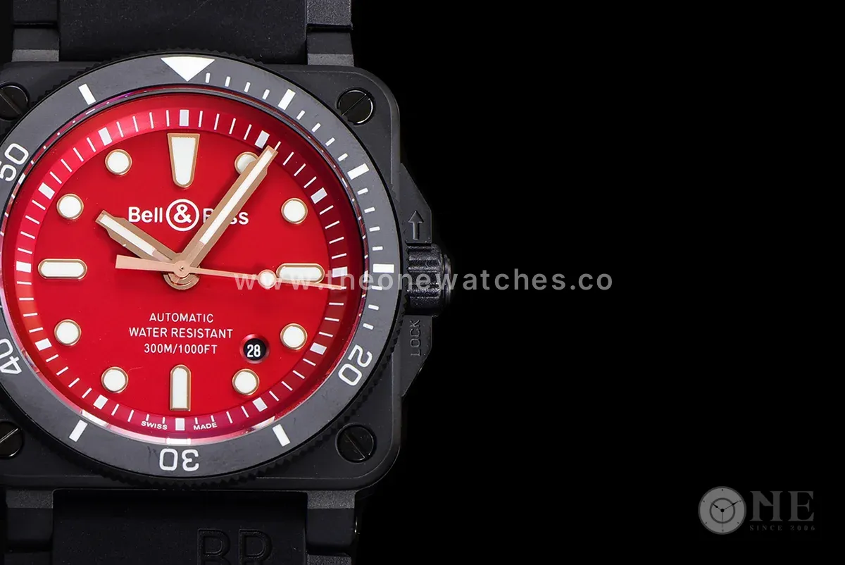 BR 03-92 Red Dial in PVD