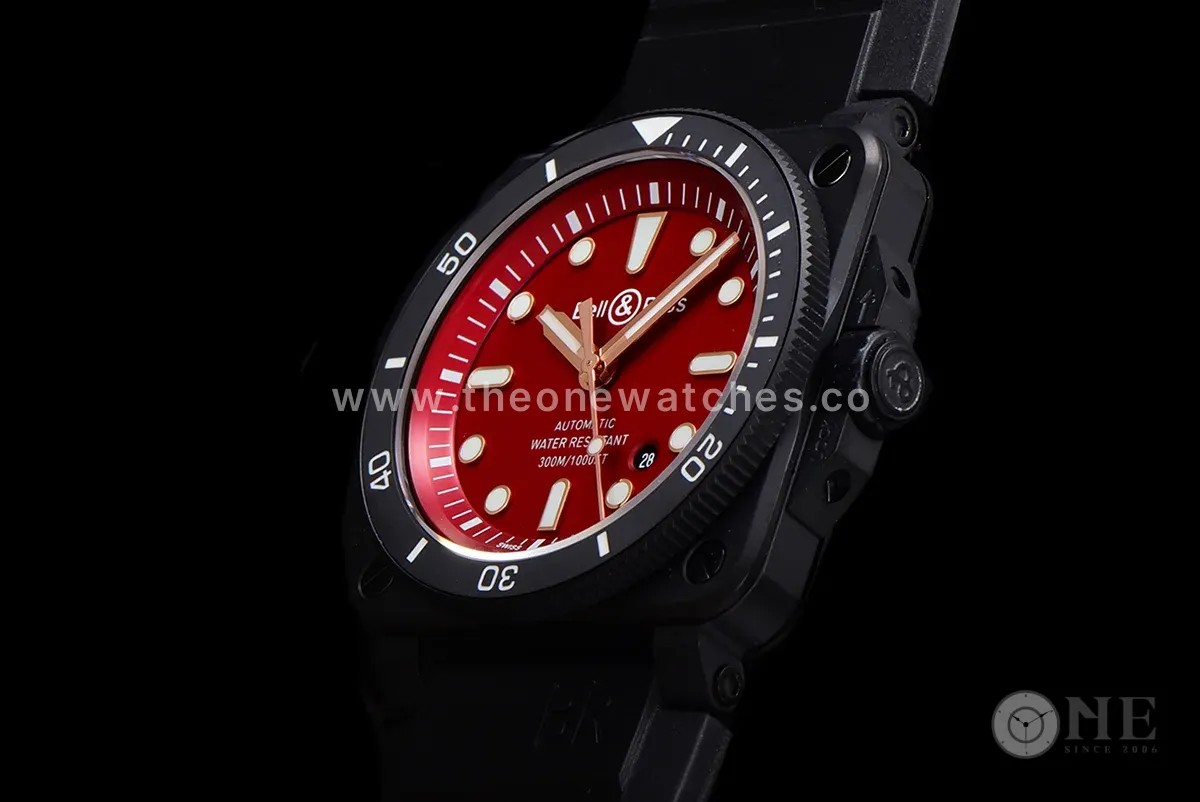 BR 03-92 Red Dial in PVD