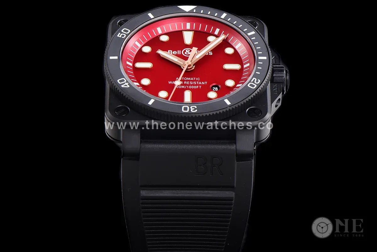 BR 03-92 Red Dial in PVD