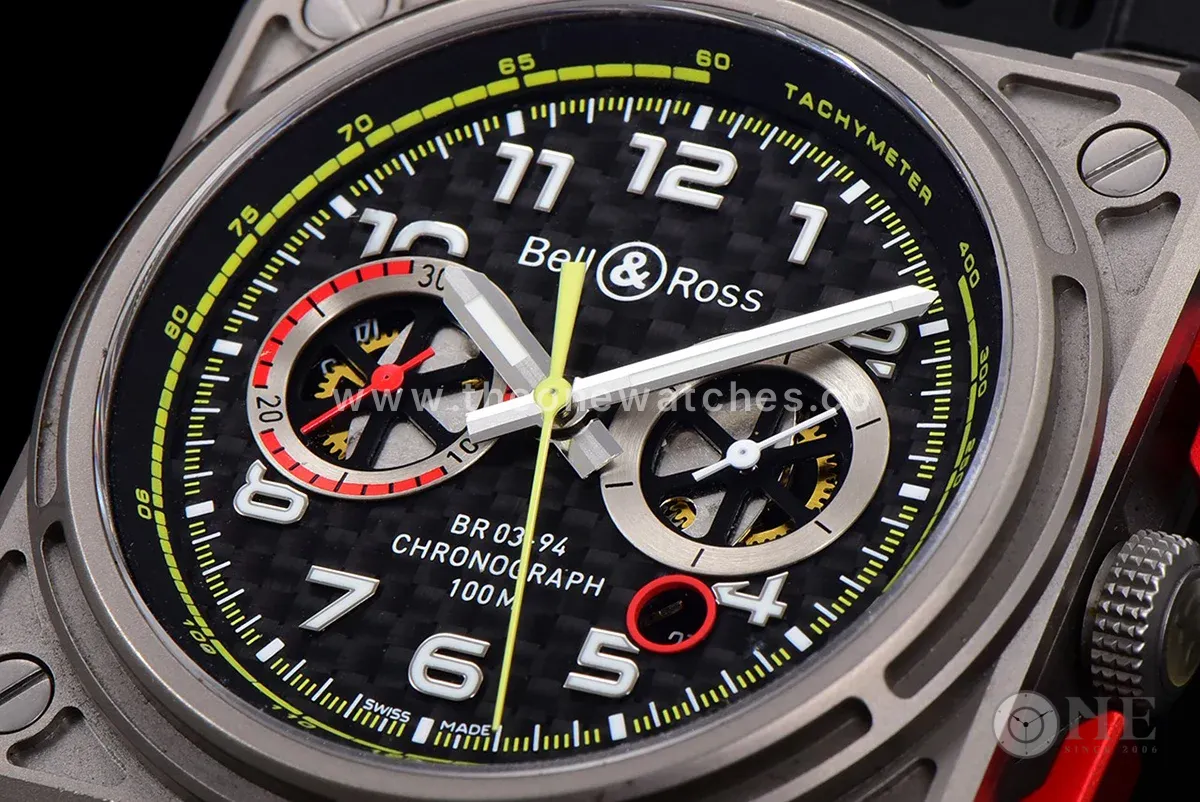 BR 03-94 Chrono Black Dial