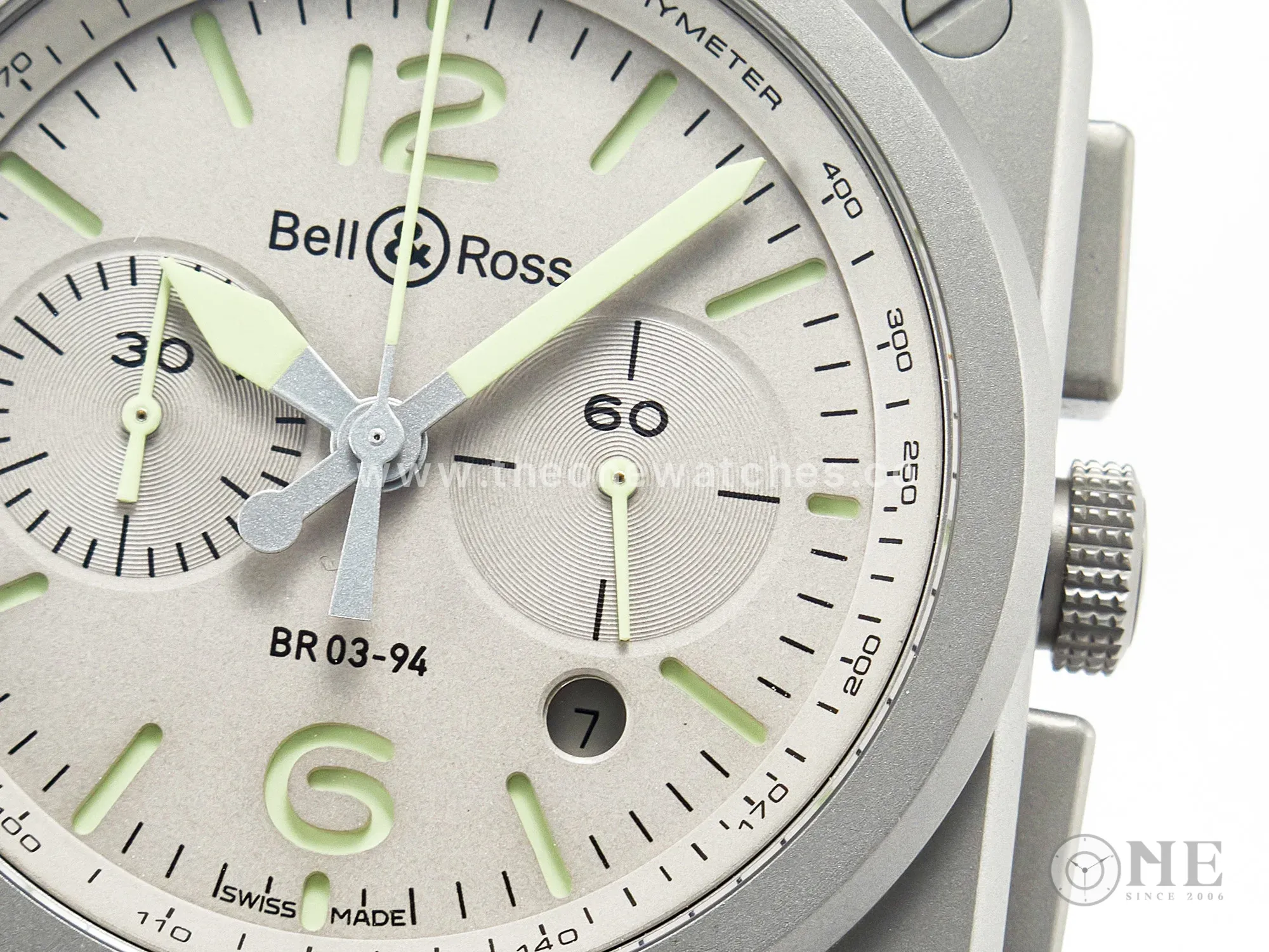 BR 03-94 Horolum Chronograph 1:1 Best Edition Brown Dial on Leather Strap Asia 7750