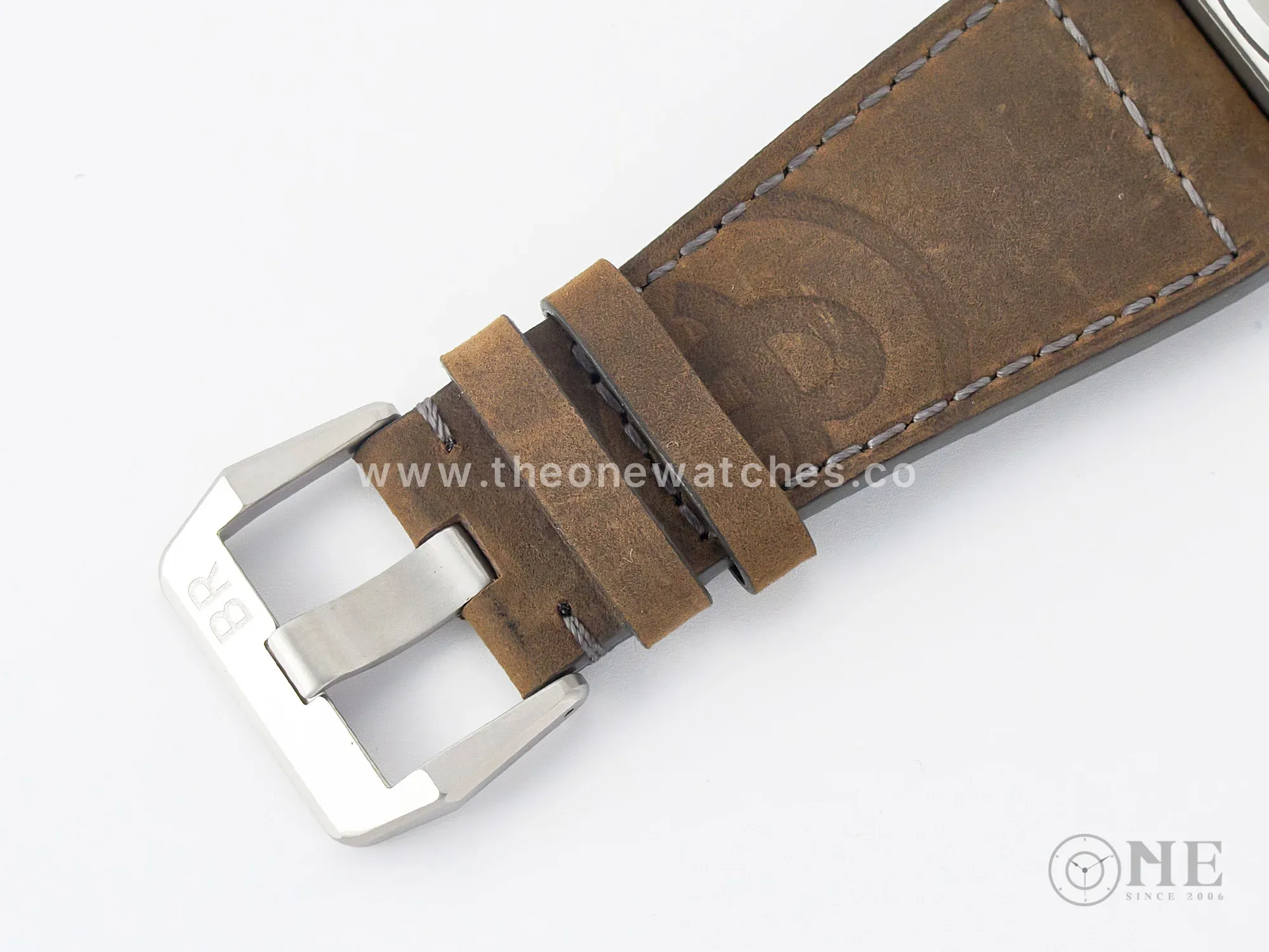 BR 03-94 Horolum Chronograph 1:1 Best Edition Brown Dial on Leather Strap Asia 7750