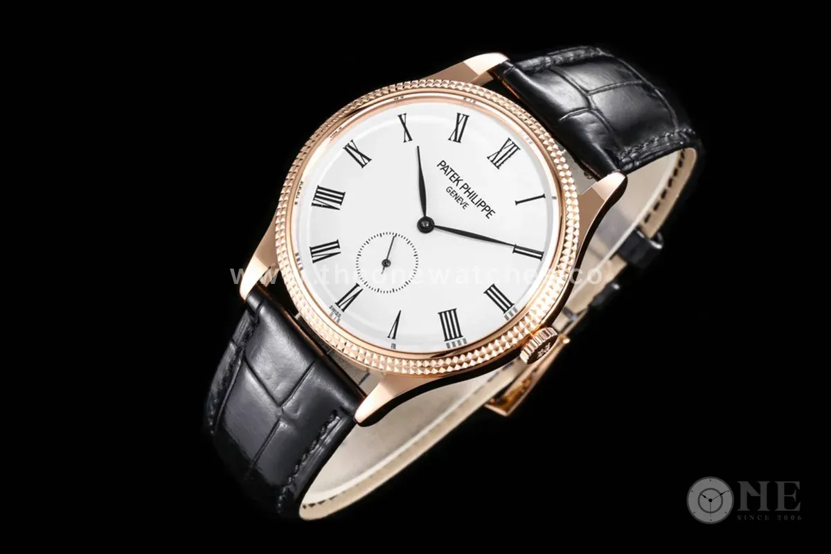 Calatrava 5119G White Dial in Rose Gold