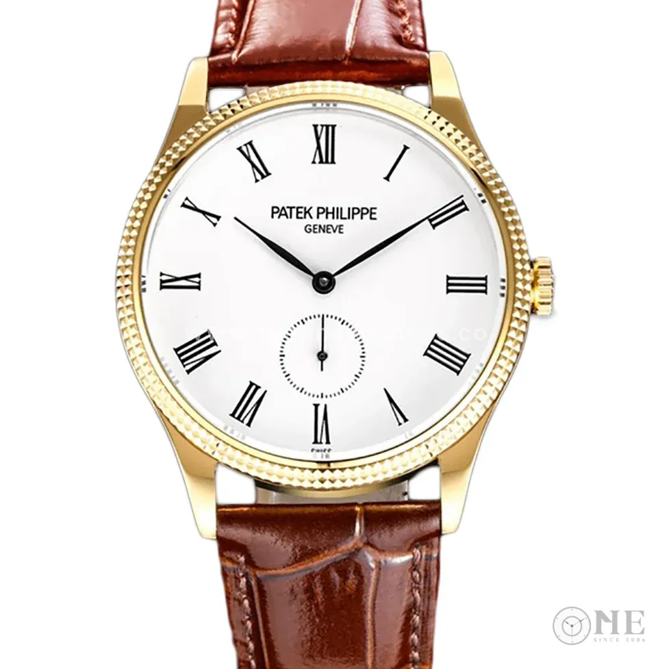 Calatrava 5119G White Dial in Yellow Gold