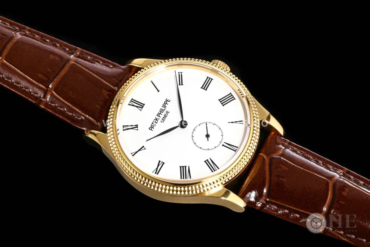 Calatrava 5119G White Dial in Yellow Gold