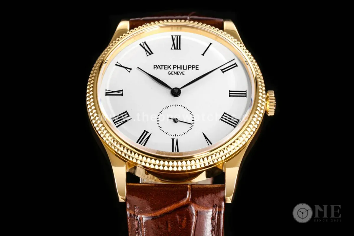 Calatrava 5119G White Dial in Yellow Gold