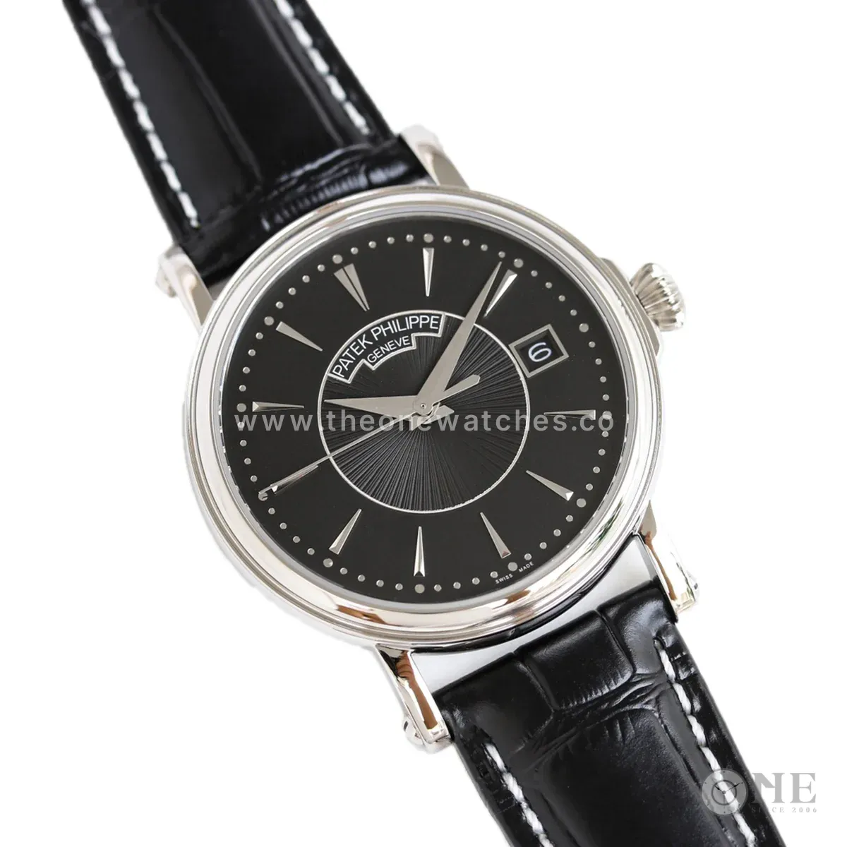 Calatrava 5153 Black Dial in White Gold