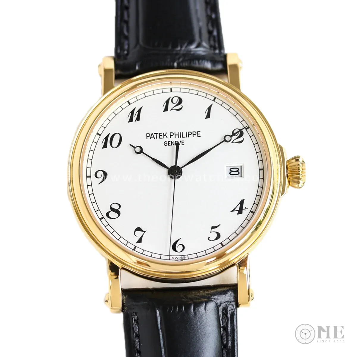 Calatrava 5153 White Dial in Yellow Gold
