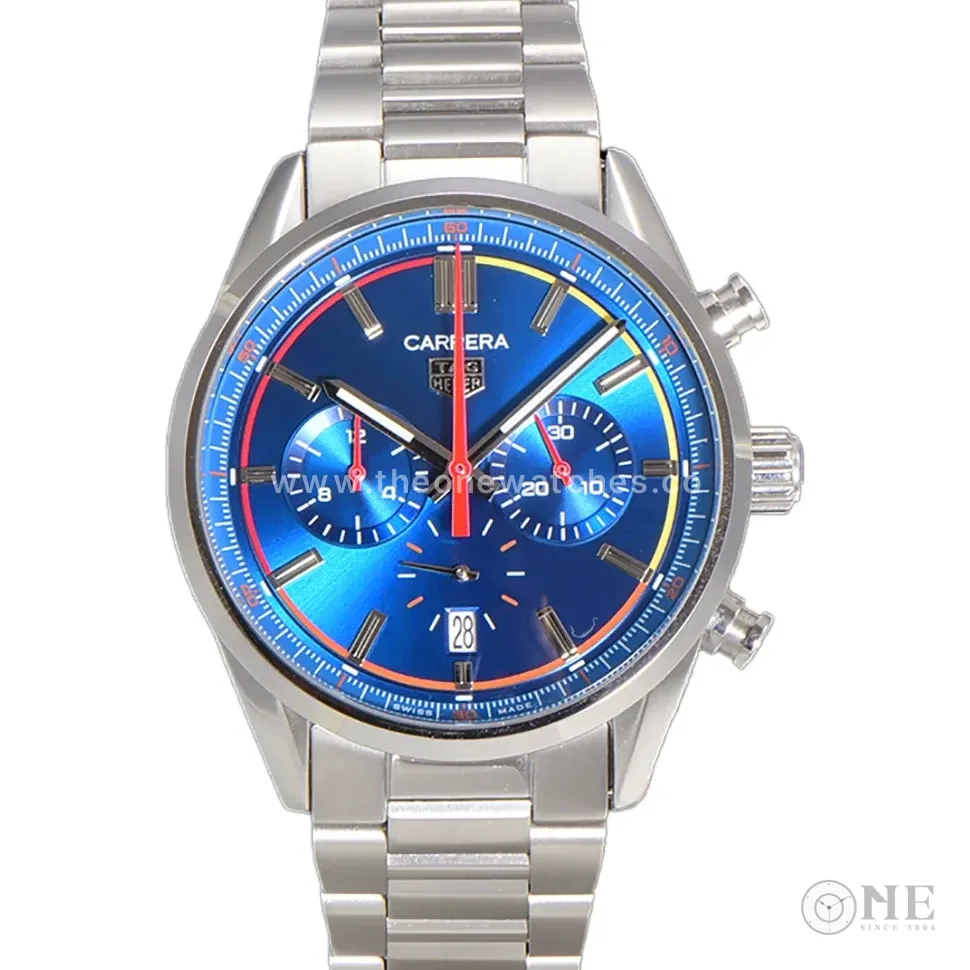 Carrera Chronograph 42 Blue Dial
