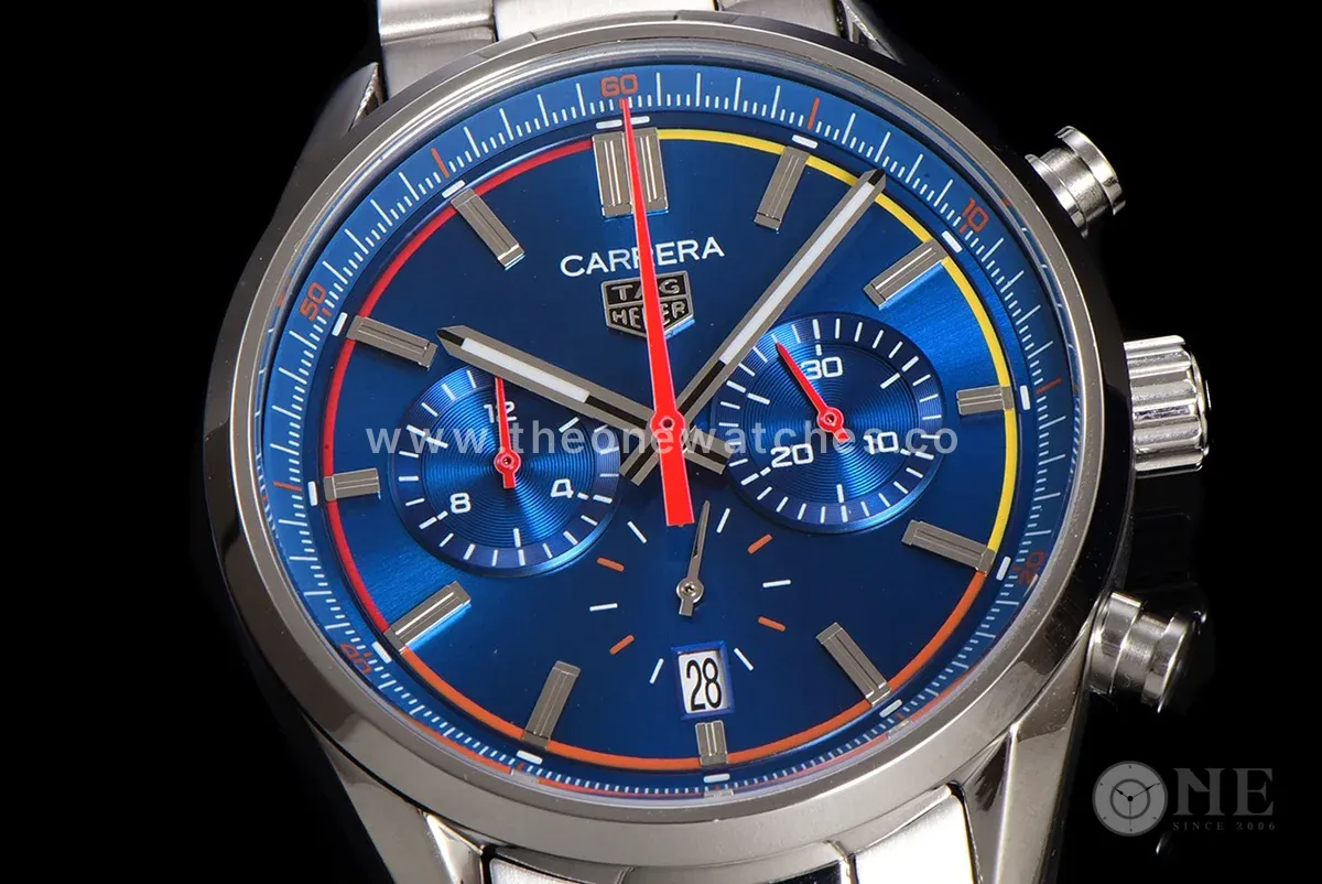 Carrera Chronograph 42 Blue Dial