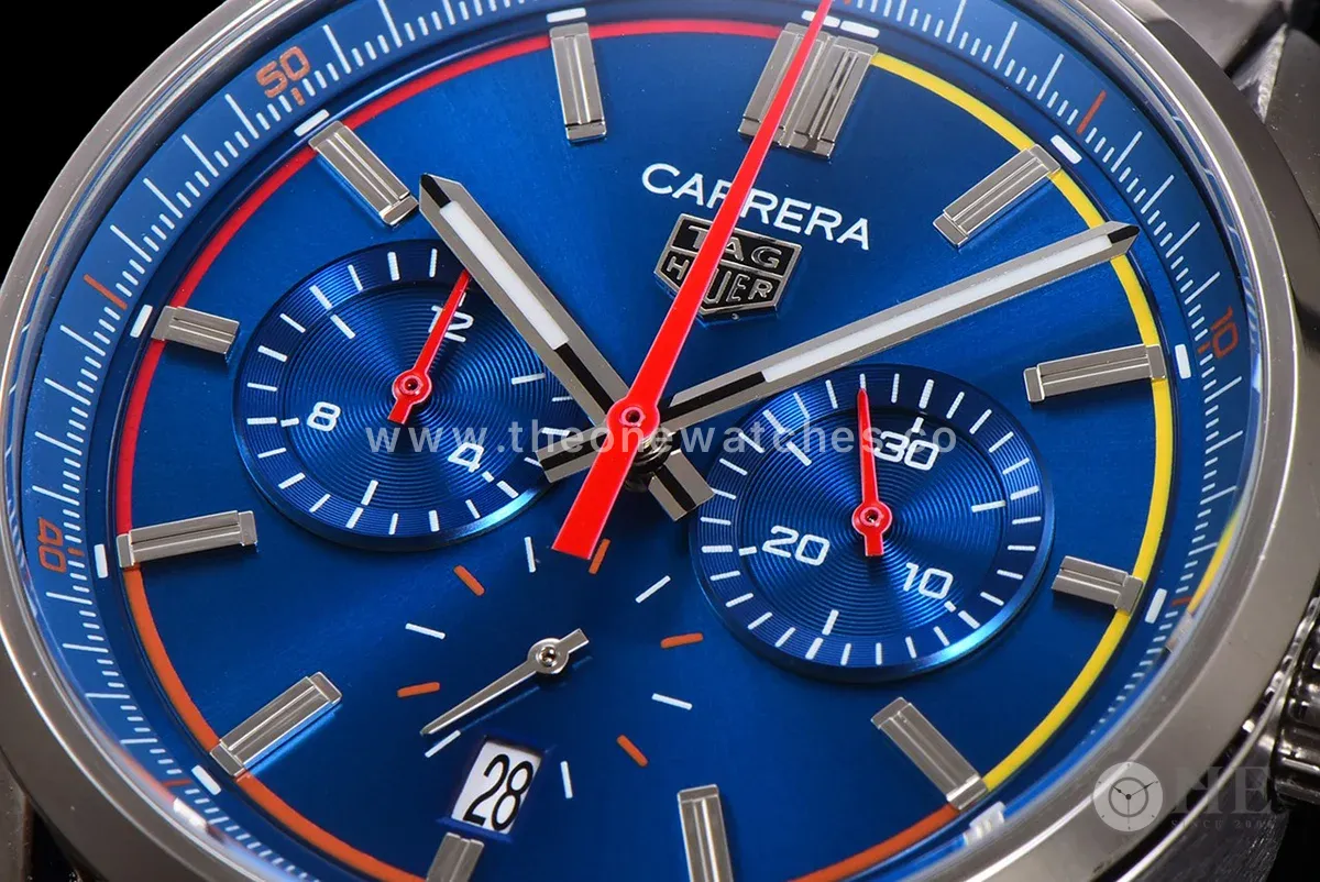 Carrera Chronograph 42 Blue Dial