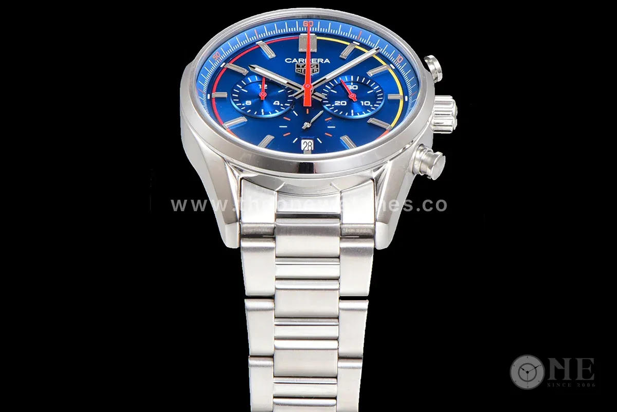 Carrera Chronograph 42 Blue Dial