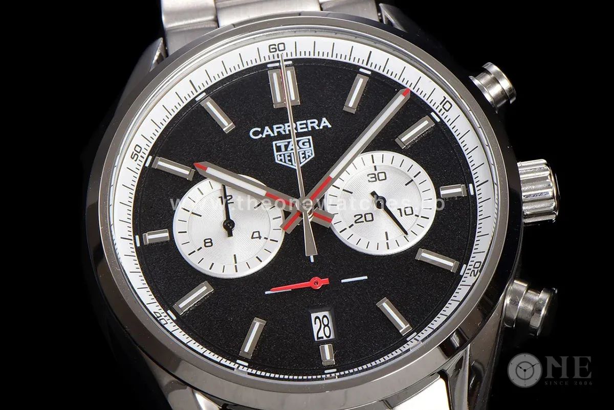 Carrera Chronograph 43 Black Dial