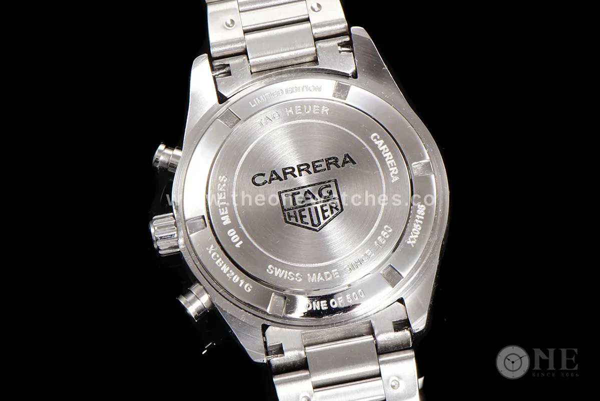 Carrera Chronograph 43 Blue Dial
