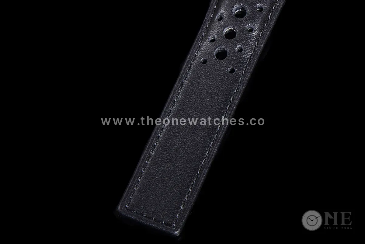 Carrera Chronograph 43 Grey Dial on Leather Strap