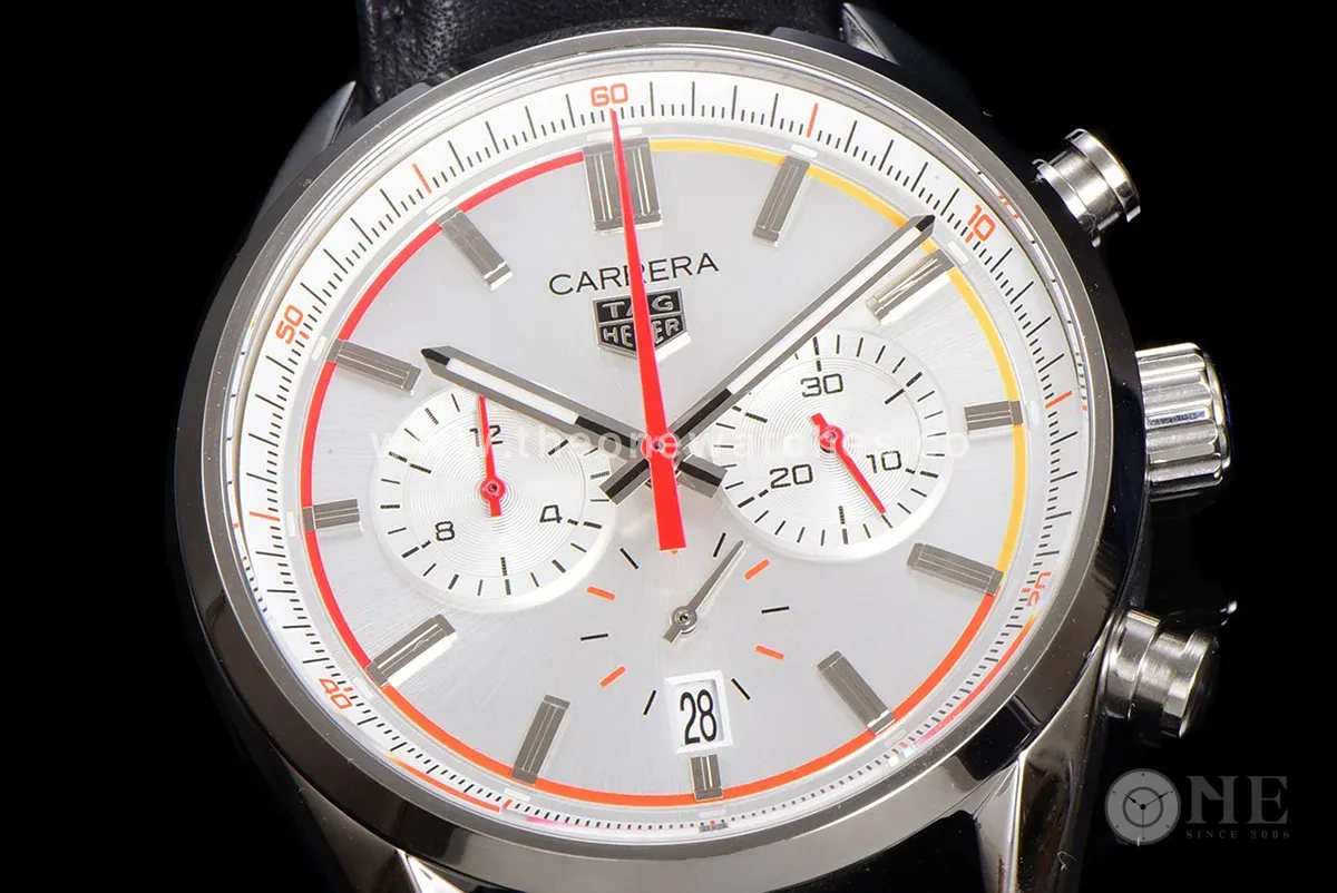 Carrera Chronosprint X Porsche 42 on Leather Strap