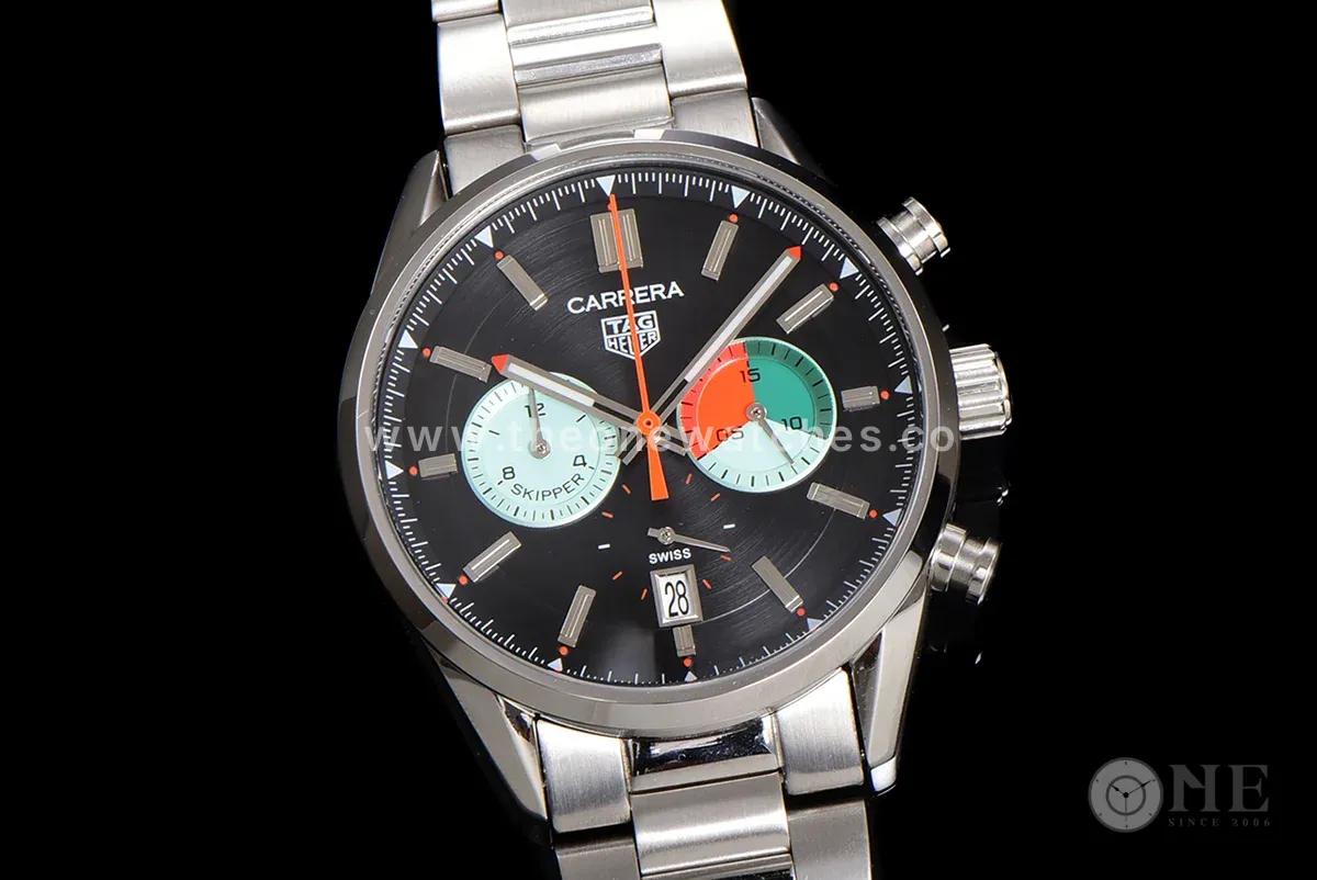 Carrera Skipper 39 Black Dial