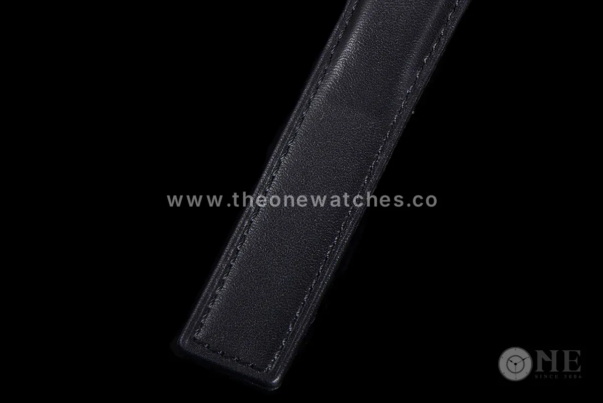 Carrera Skipper 39 Black Dial on Leather Strap