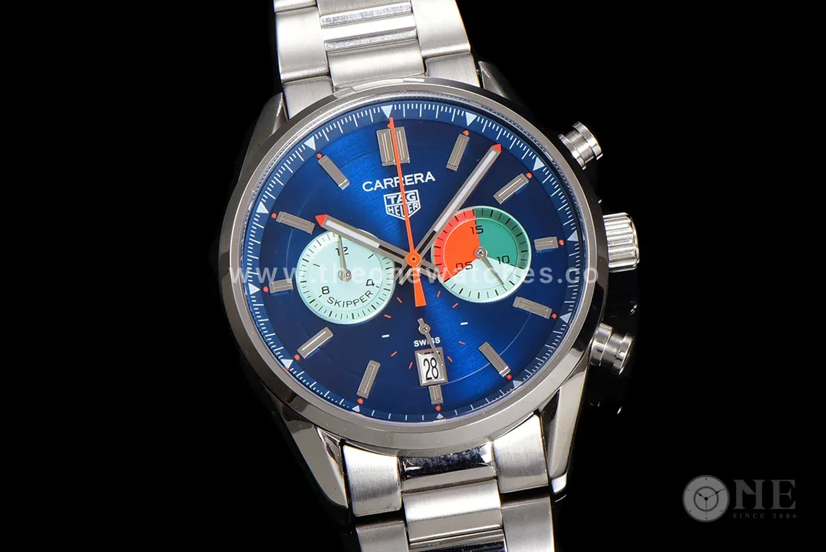 Carrera Skipper 39 Blue Dial