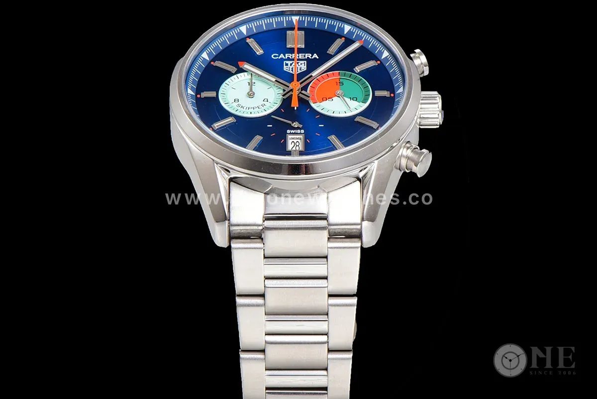 Carrera Skipper 39 Blue Dial