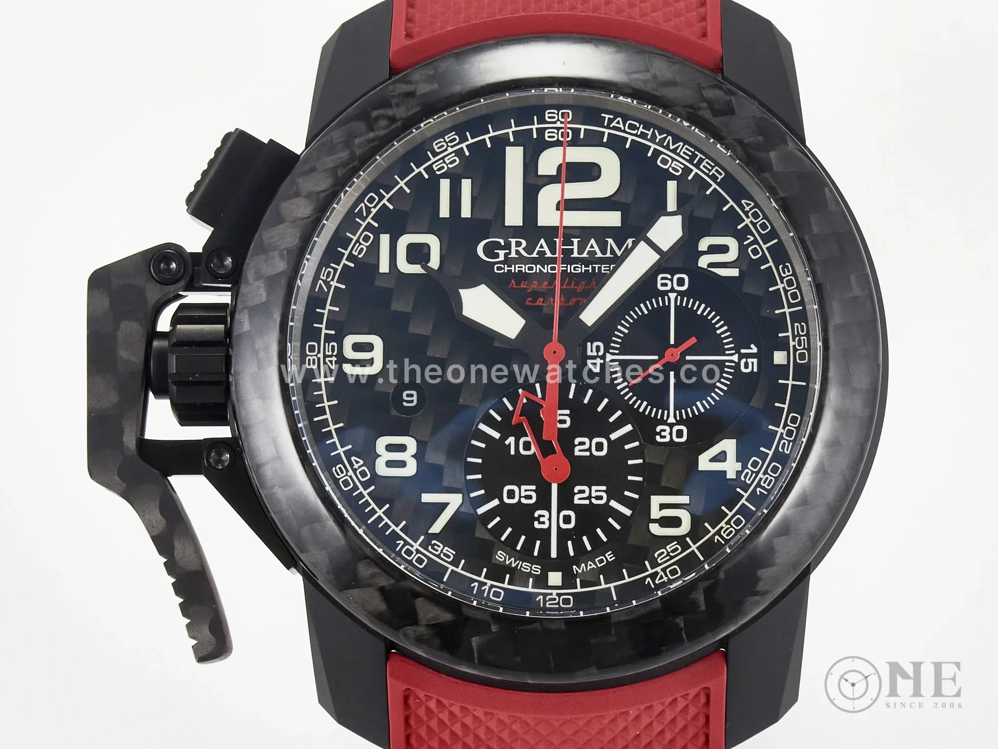 Chronofighter Superlight JKF 1:1 Best Edition on Red Rubber Strap A7750