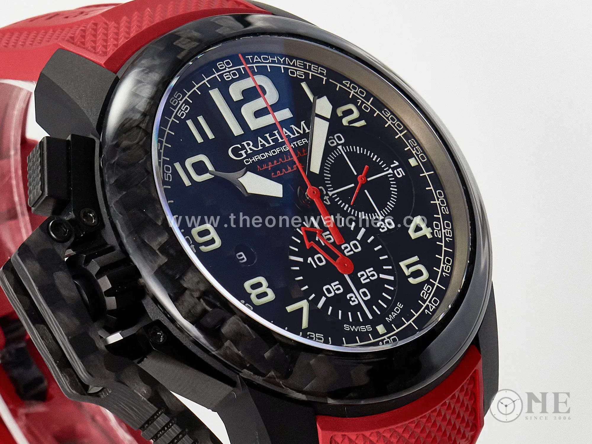 Chronofighter Superlight JKF 1:1 Best Edition on Red Rubber Strap A7750
