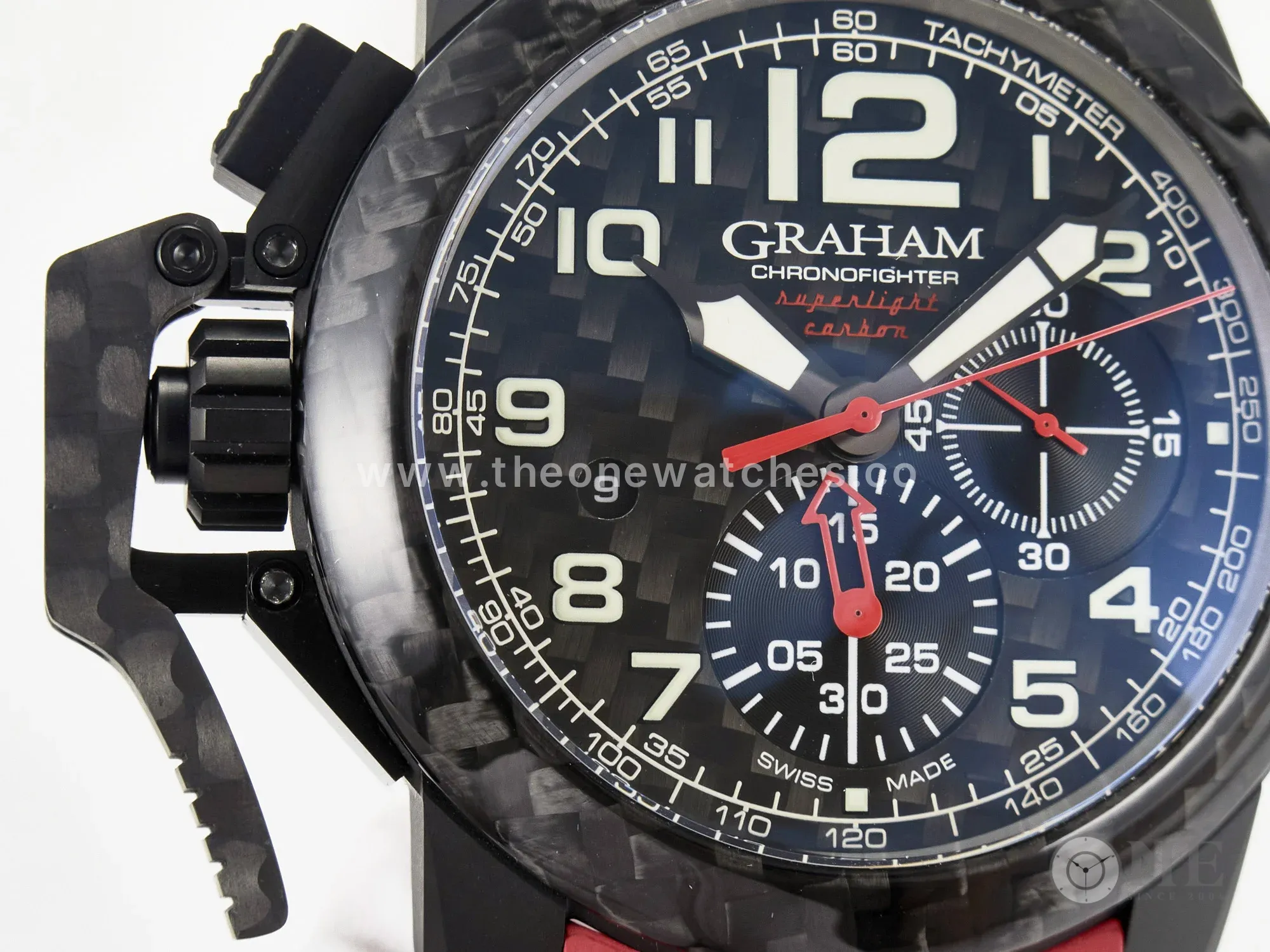 Chronofighter Superlight JKF 1:1 Best Edition on Red Rubber Strap A7750
