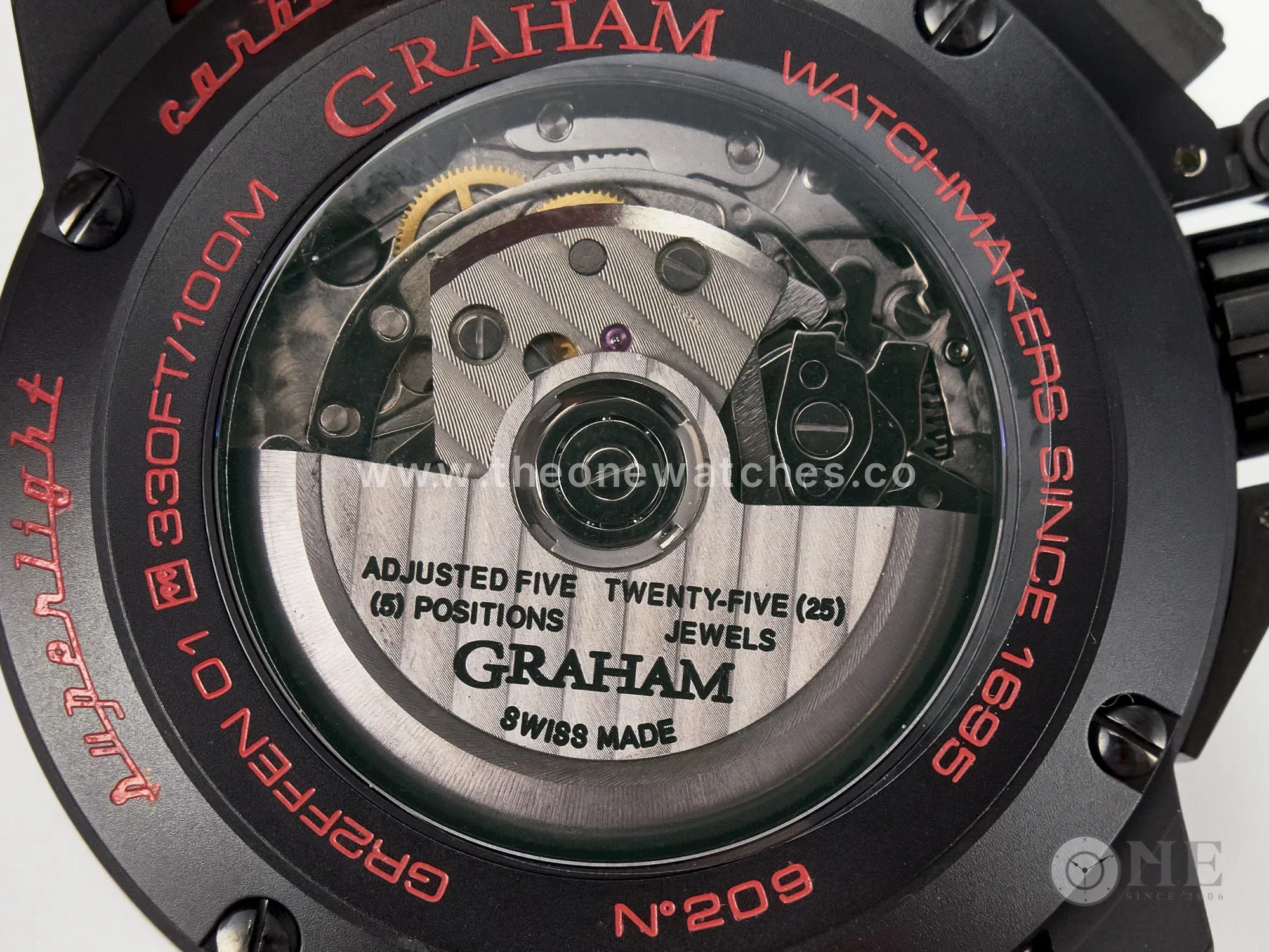 Chronofighter Superlight JKF 1:1 Best Edition on Red Rubber Strap A7750
