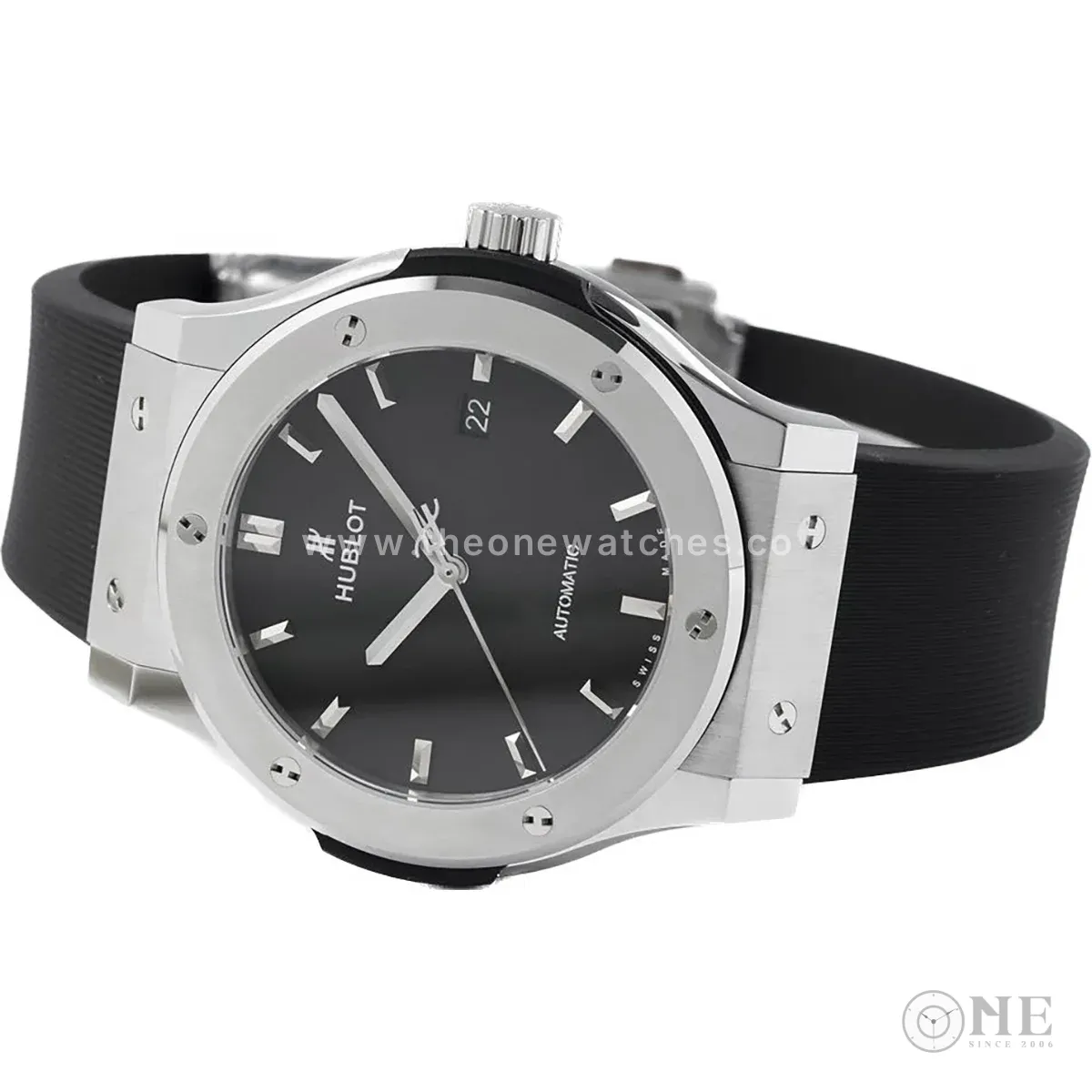 Classic Fusion Automatic 42mm Black Dial on Rubber Strap