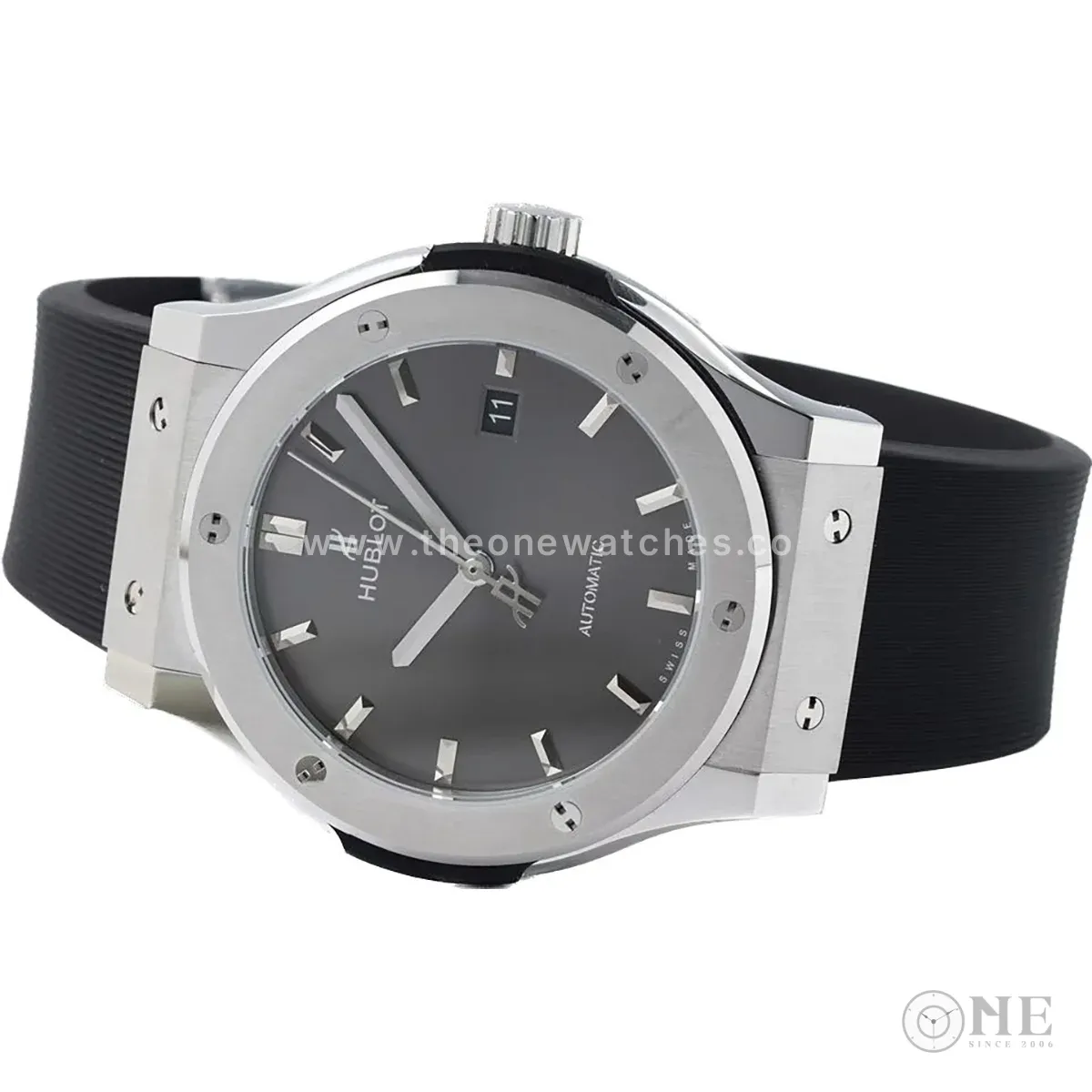Classic Fusion Automatic 42mm Grey Dial on Rubber Strap
