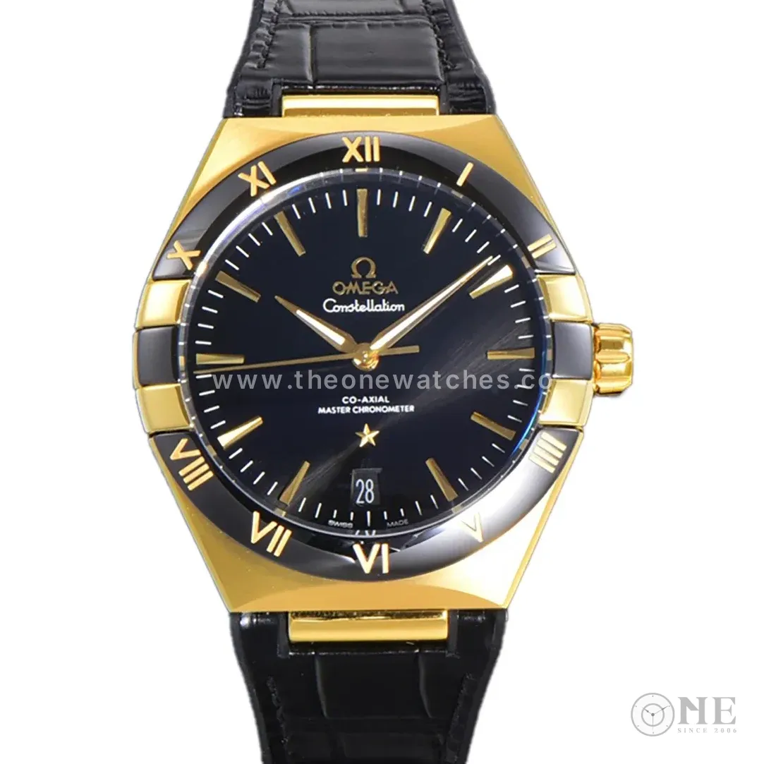 Constellation Co-Axial Master Chronometer 41mm Black Dial in Yellow Gold