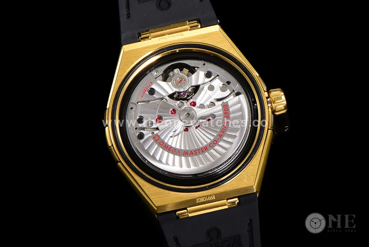 Constellation Co-Axial Master Chronometer 41mm Black Dial in Yellow Gold