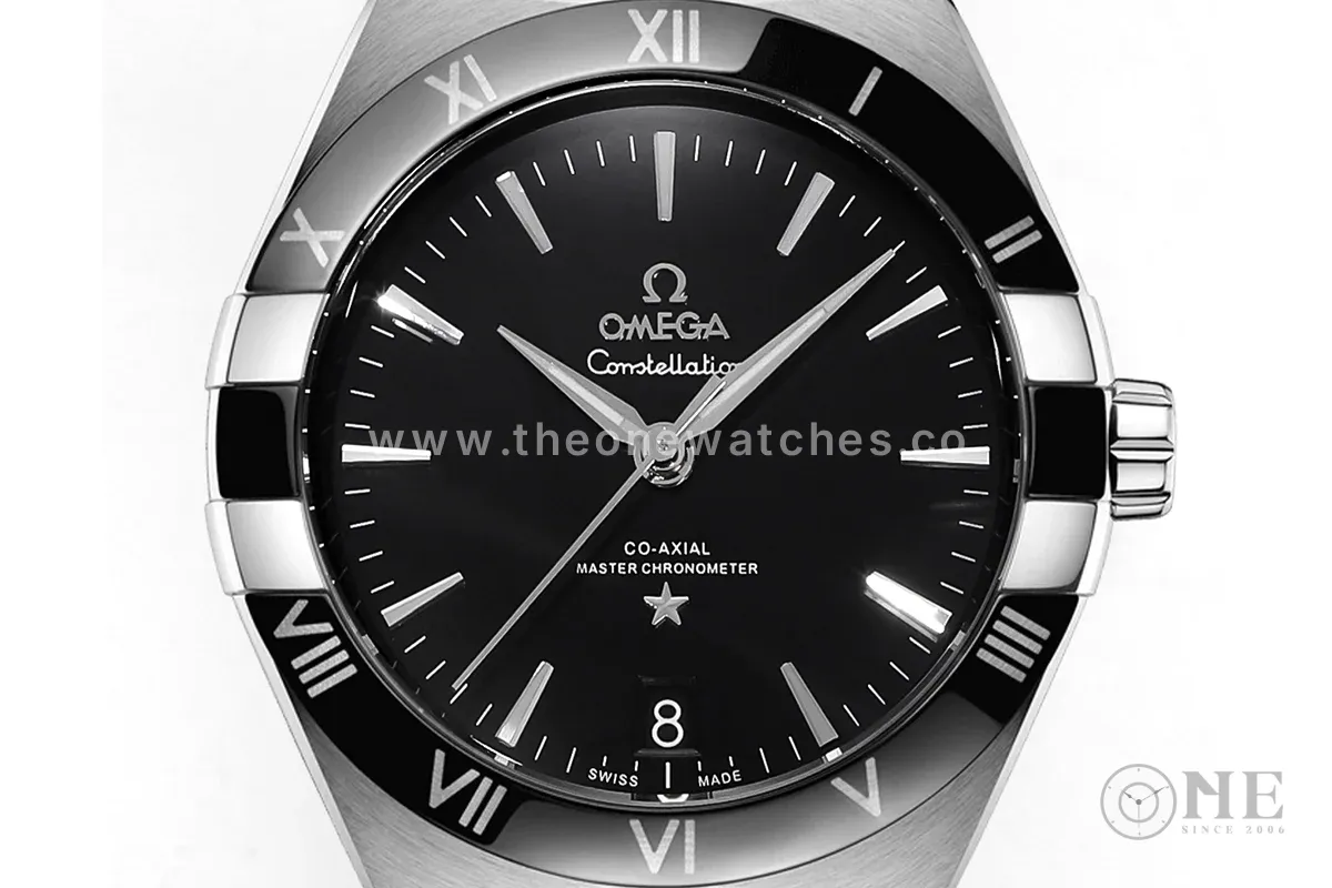 Constellation Co-Axial Master Chronometer 41mm Black Dial on Bracelet