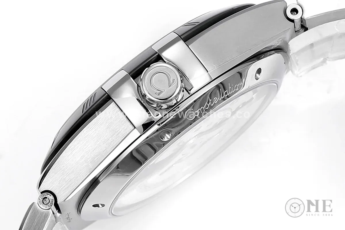 Constellation Co-Axial Master Chronometer 41mm Green Dial with Ceramic Bezel on Bracelet