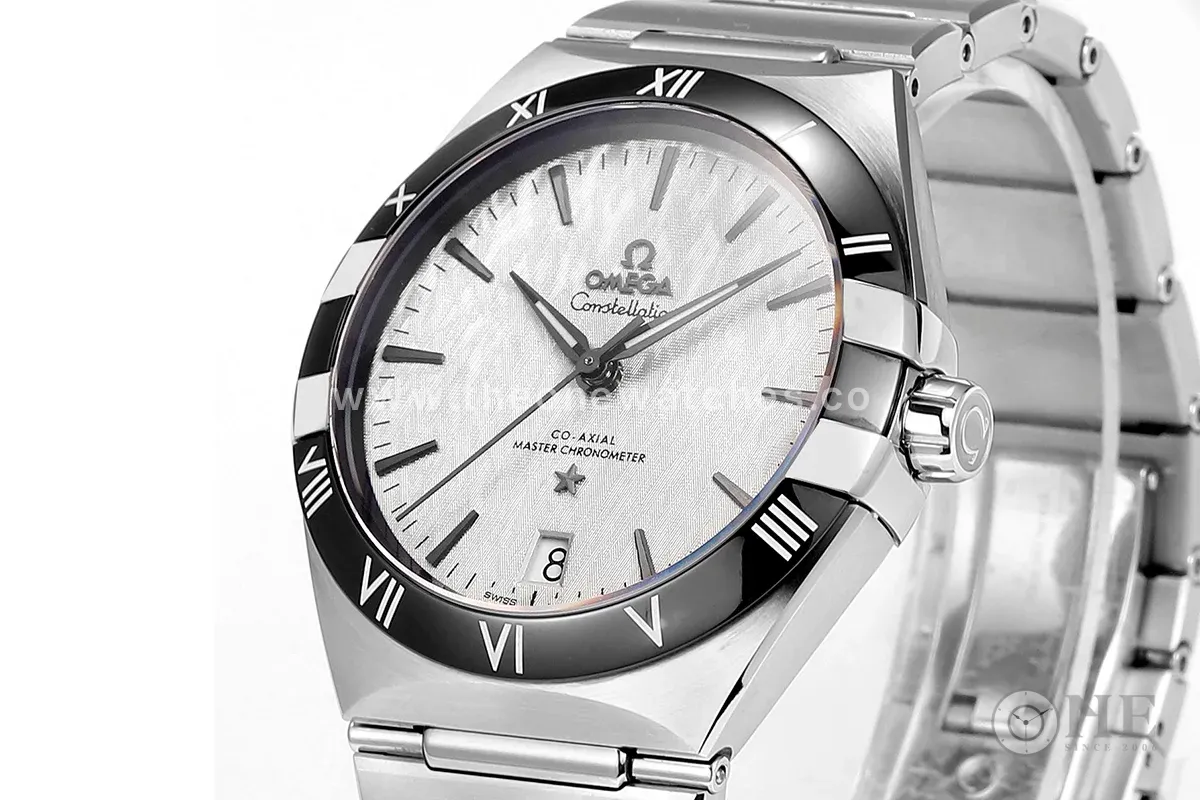 Constellation Co-Axial Master Chronometer 41mm Rhodium-Grey Dial on Bracelet