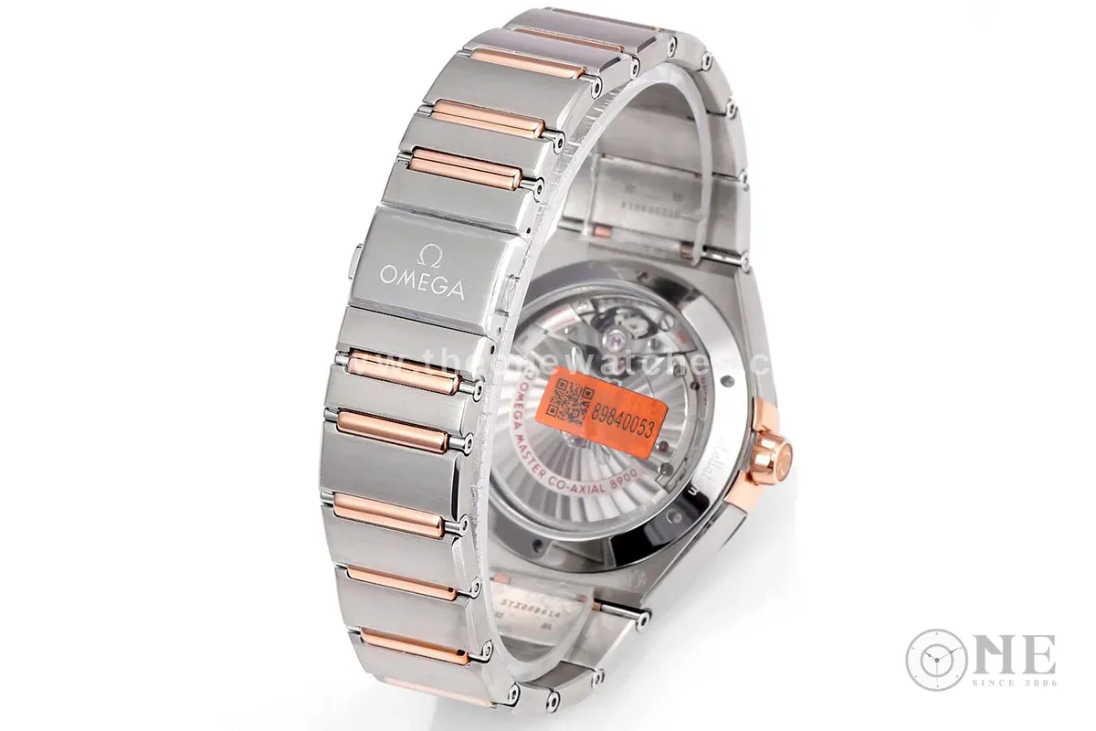 Constellation Co-Axial Master Chronometer Sedna™ Gold 41mm Blue Dial with Ceramic Bezel on Bracelet