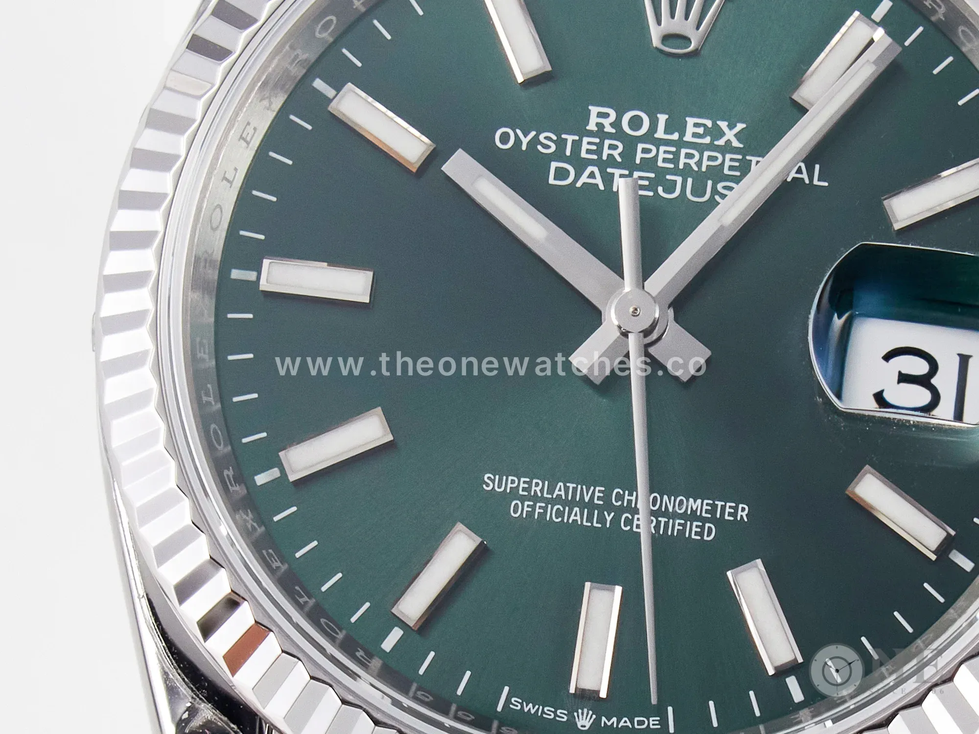 DateJust 36 126200 904L SS VSF 1:1 Best Edition Green Dial on Jubilee Bracelet VS3235