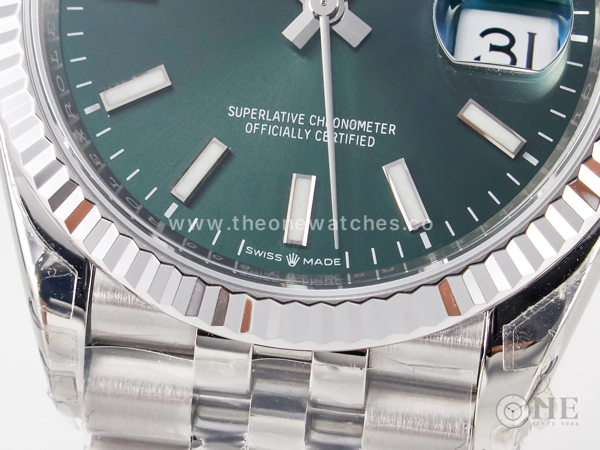 DateJust 36 126200 904L SS VSF 1:1 Best Edition Green Dial on Jubilee Bracelet VS3235
