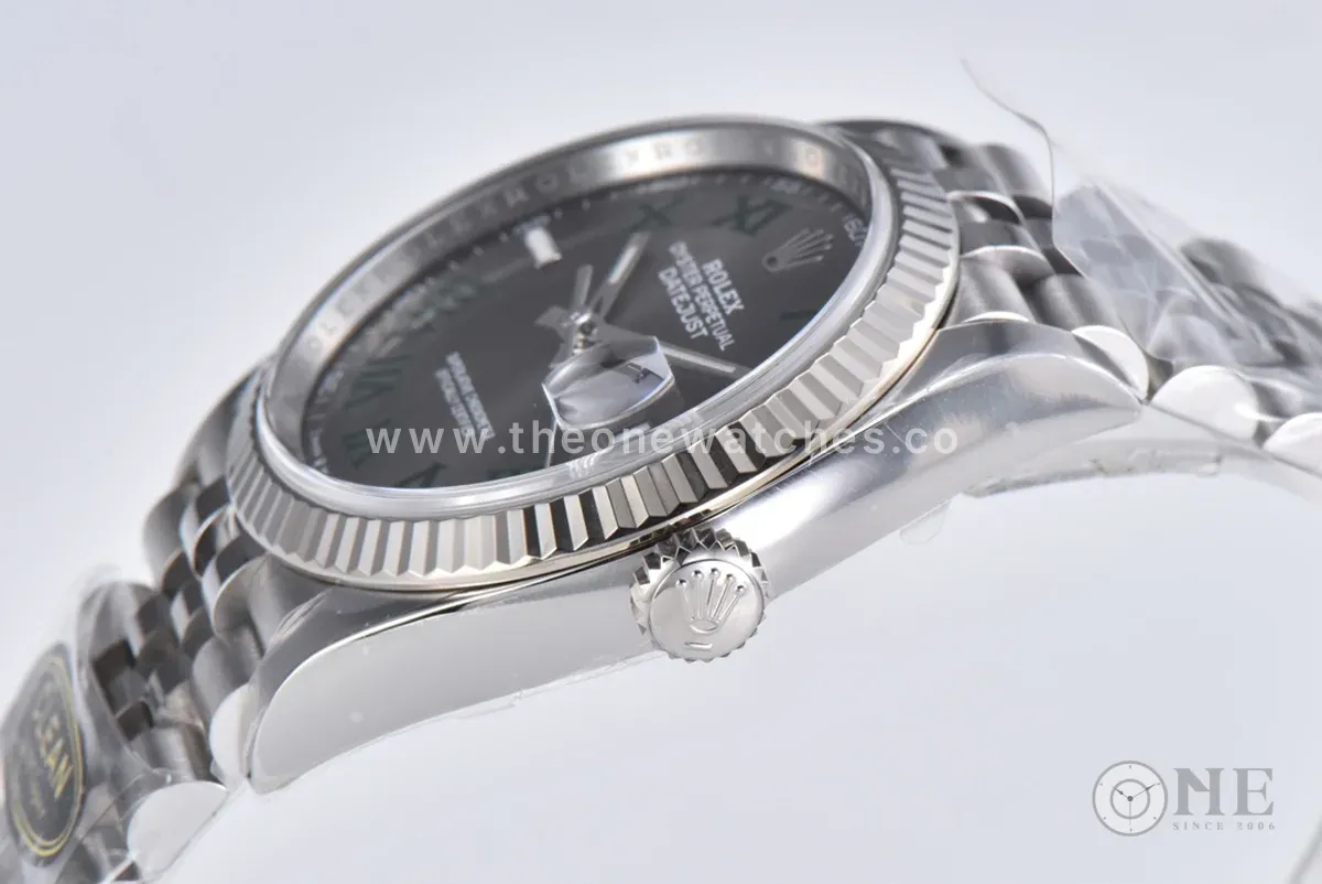 Datejust 36 126334 Slate Grey Dial Stick on Jubilee Bracelet