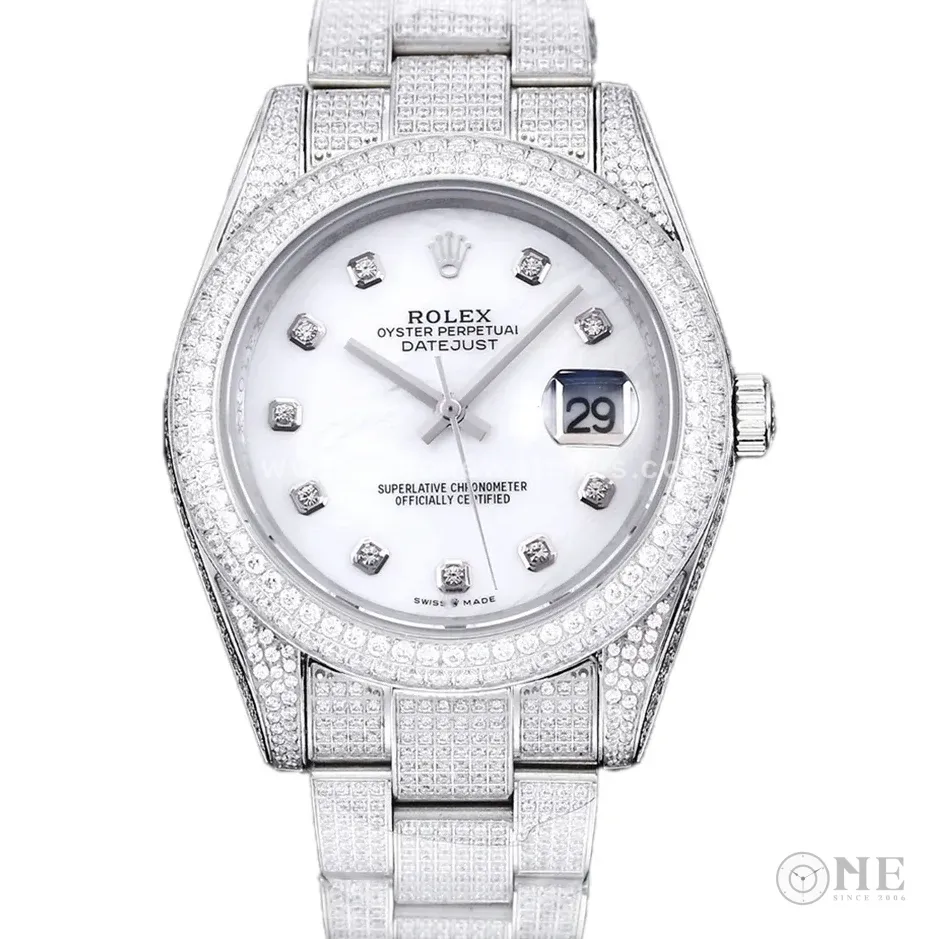 Datejust 41 with Diamond Markers in Steel