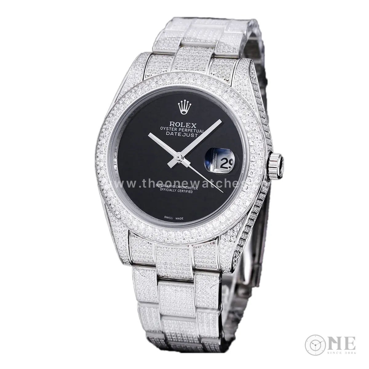 Datejust 41 with Diamond Markers in Steel