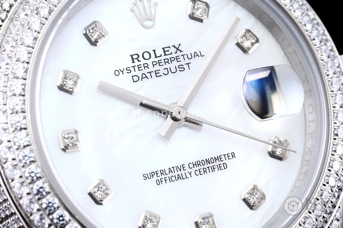 Datejust 41 with Diamond Markers in Steel